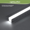 YeaLunong Plaster-in LED Channel Recessed Drywall Aluminum Strip Light Track