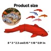 Xusxes Pack of 5 Artificial Goldfish Model Aquarium Fish Floating