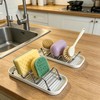 UVULAS 304 Stainless Steel Wavy Soap Dish, Self Draining Shampoo