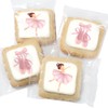 Ballerina Dancer Ballet Individually Wrapped Printed Cookies 24 Pack Bulk