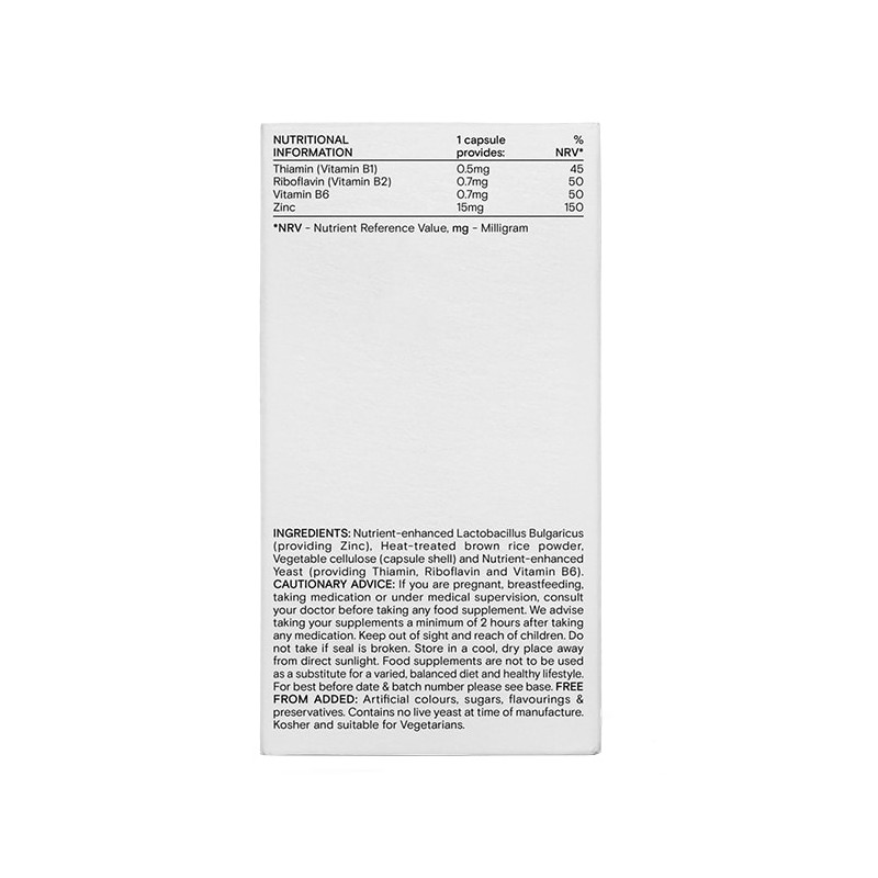 Wild Nutrition Zinc Plus Blended with Vitamins B1, B2 &