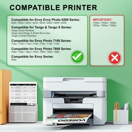 64XL Black Ink Cartridge (2 Pack) Replacement for HP Ink 64 for HP 64 Ink HP64 64 XL Black Ink Cartridge for HP Printers Envy Photo 7855 7858 7155 7158 6255 Inspire 7255e 7955e 7958e Tango X Terra