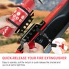 Quick Release Fire Extinguisher Mount Aluminum Adjustable Roll Bar Fire