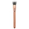 MODA Metallics Stippler Makeup Brush – Duo-Fiber Face Brush for