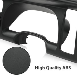 DOTCOM Dash Board Bezel Cover w/Vent Double Din Compatible with Dodge Ram 1500 1998 1999 2000 2001/ Fit Ram 2500 3500 1998 1999 2000 2001 2002 Car Radio Stereo Dash Panel Kit