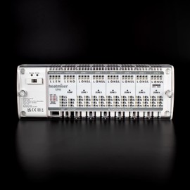 Heatmiser UH6 Compact 6 Zone 230v Wiring Centre for Water Underfloor Heating Kits Multi Zone or Central Heating Radiators Including Kudos Trading Next Working Day Prime Delivery