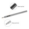 HARFINGTON 4Pcs Leather Hole Punch Set 1.5mm Alloy Steel Hollow