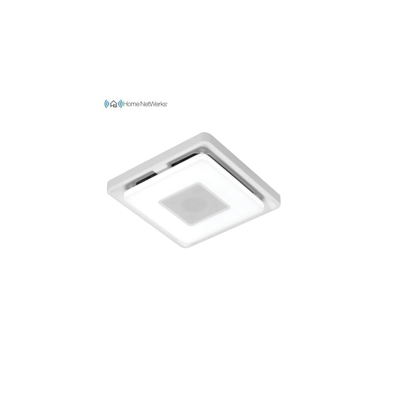Home NetWerks 80 CFM 1.5 Sones Bath Fan with Bluetooth