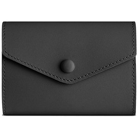 Libra-] Card Case, Large Capacity, Men's, Women's, Genuine Leather, Card Slots, 03 Horizontal/Black