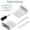 Rack Mount Kit Compatible with Ubiquiti Switch,Rack Ears Mount for