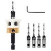 ColumPRO 4PCS Countersink Bits Set, Countersink Drill Bit Set for