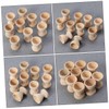 LIFKOME Pack of 24 Wooden Egg Holders Egg Cups Egg