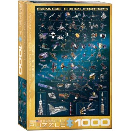 EuroGraphics Space Explorers Puzzle - 1000 Pieces