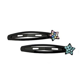 Hand® Beautiful Shiny Crystal Assorted Designs And Colours Diamante Crystal Hair Clips For All Ages – Pack of 3 Pairs, Design 7