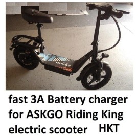 coming data ac adapter fast 3A battery charger for ASKGO Riding King electric scooter HKT