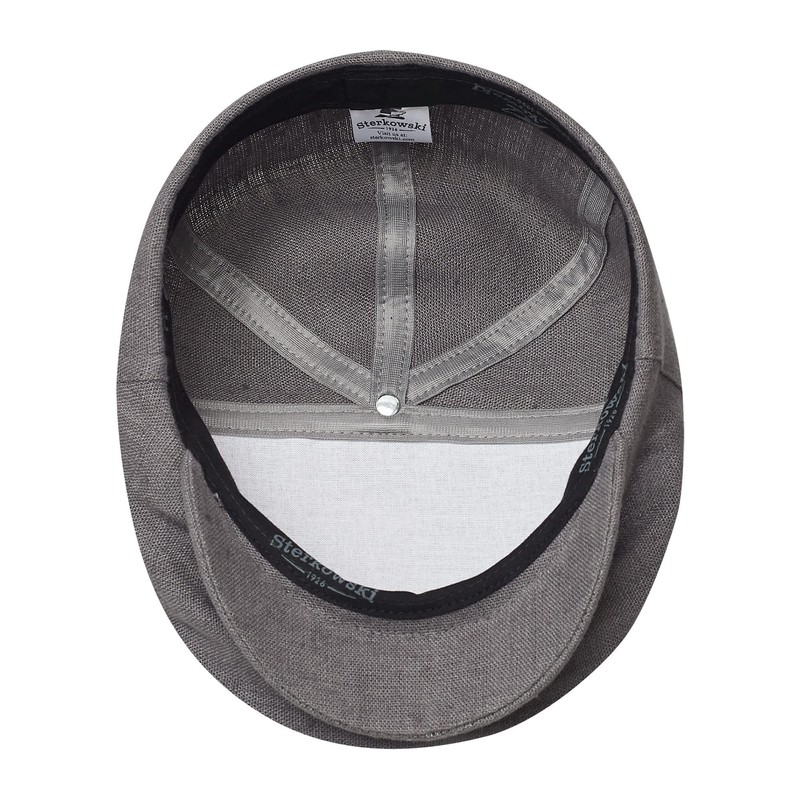 Sterkowski Swede Hat | 100% Natural Linen Flat Cap for