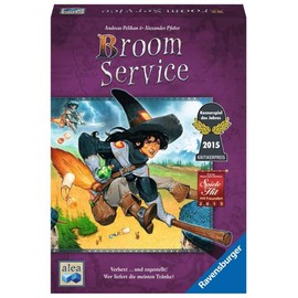 Ravensburger 26917 - Broom Service, Strategiespiel für 2-5 Spieler ab 10 Jahren, alea Spiele, Spielereihe