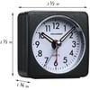 Peakeep Ultra Small, Battery Travel Alarm Clock with Snooze and