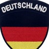 German Shield Flag Embroidered Iron-On / Sewn On Patch