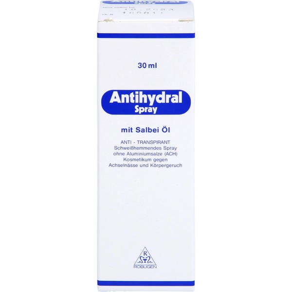 Antihydral Spray mit Salbei-Öl anti-transpirant, 30 ml Lösung