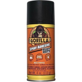 The Gorilla Glue Company Gorilla Heavy Duty Spray Adhesive, Multipurpose and Repositionable