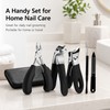 5-Piece Ingrown Toenail Tool Kit for Thick Nails – Curved