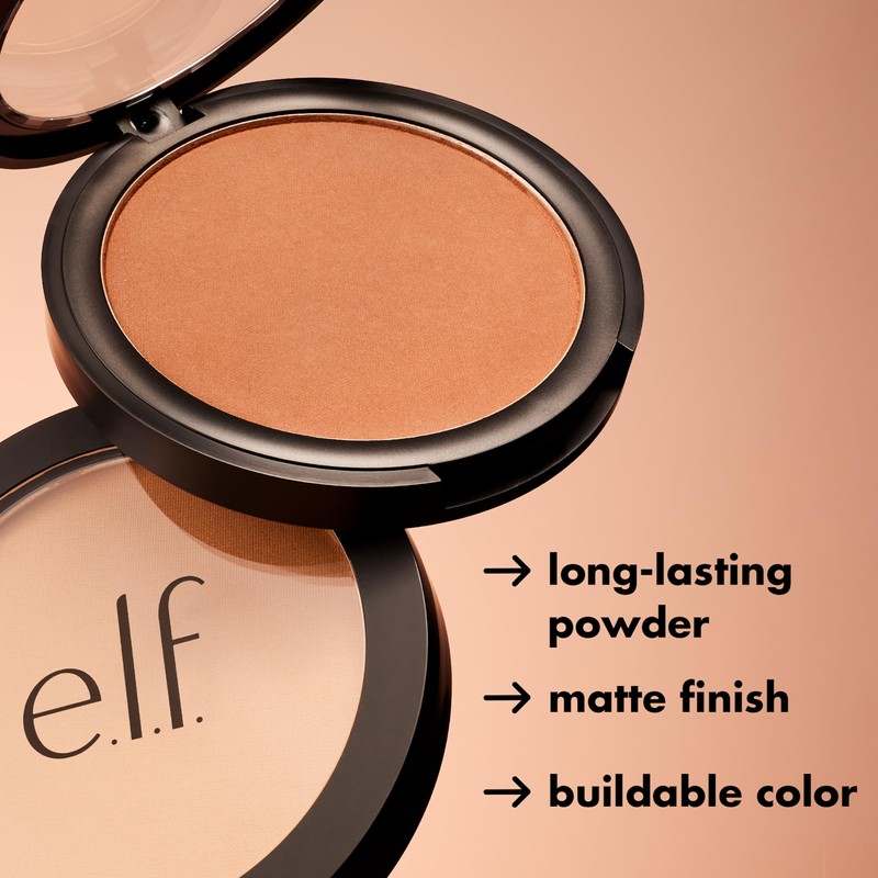 e.l.f. Primer-Infused Bronzer, Long-Lasting & Budge-Free Makeup, Lightweight & Buildable,
