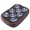 sourcing map Brown 6 Suction Cup Soft Motorcycle Pillion Passenger