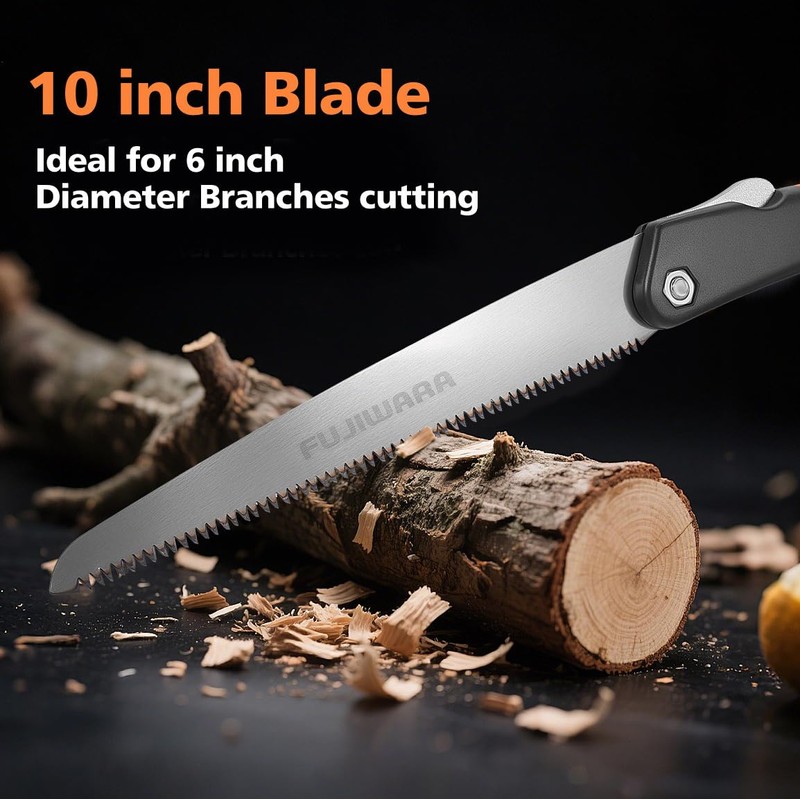 FUJIWARA 10 Inch Folding Pruning Saw - SCK4 Steel Blade