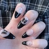 Butterfly Mood Handmade Nail Tips - Coffin Egg / 버터플라이