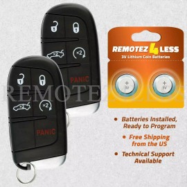 Remotez4less 2 For 2015 2016 2017 2018 Dodge Charger Challenger Hellcat Smart Remote Key Fob