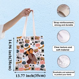 WZMPA EEAAO Evelyn Canvas Tote Bag Evelyn & Waymond Fans Gift Just Be A Rock A24 Shoulder Bag A24 Googly Eyes Merch (A24 TG)