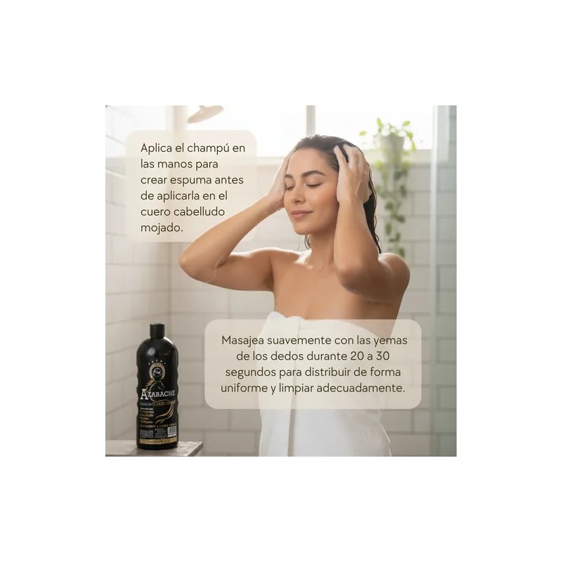 Shampoo Azabache Cola De Caballo Biotina Bergamota 2 Pack