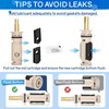 1222 Replacement Cartridge Kit for Moen One-Handle Posi Temp Faucets,Replacement
