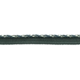 DÉCOPRO (TM) Twisted Rope Cord with Lip, Color# VL10 - Anchor Grey [Sold By The Yard]