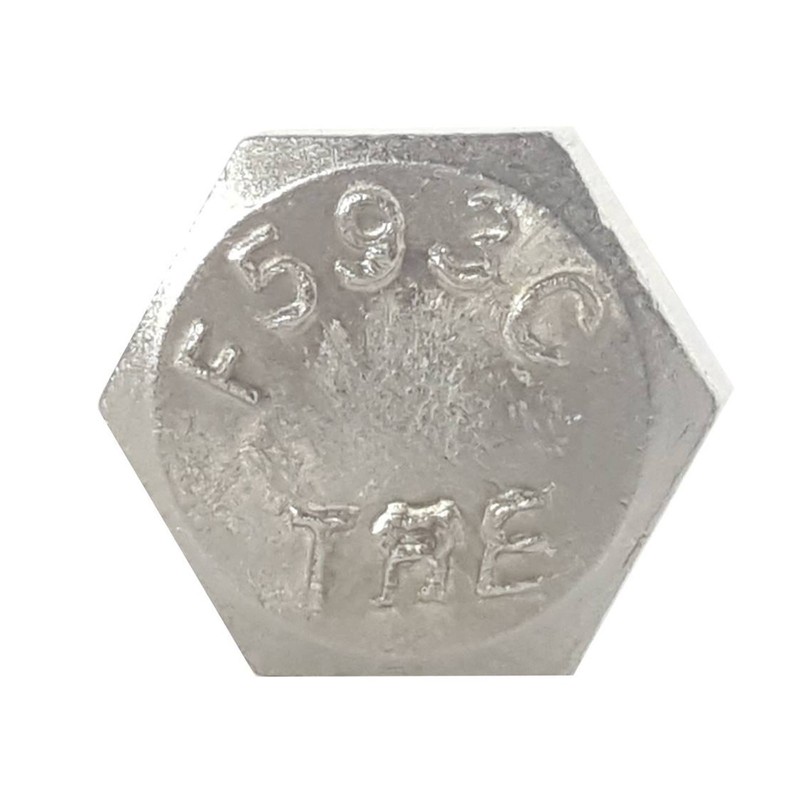 1/2-13 x 2" Hex Head Cap Screw Bolts, External Hex