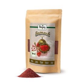 Biojoy Organic Sumac Spice (250 g), Turkish, Sumac Finely Ground, 5% Rock Salt