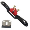 Aracombie 10" Adjustable Spokeshave with Flat Base, Professional-Grade Metal Blade