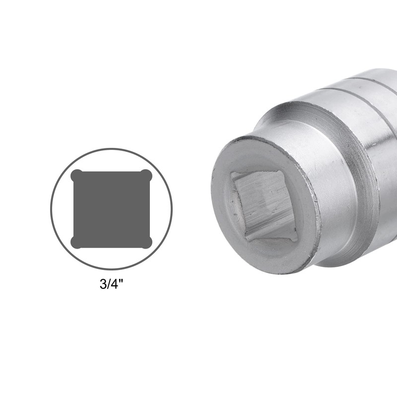 HARFINGTON 36mm 12 Point Shallow Socket 3/4" Drive Standard Metric