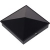 GreenLighting 4x4 Aluminum Pyramid Post Cap Cover for Nominal Wood
