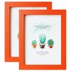 6x8 Orange MDF Picture Frame for Table Top and Wall