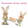 KSVFTB 2 PCS Easter Bunny Decorations, Easter Decorations Home, Easter