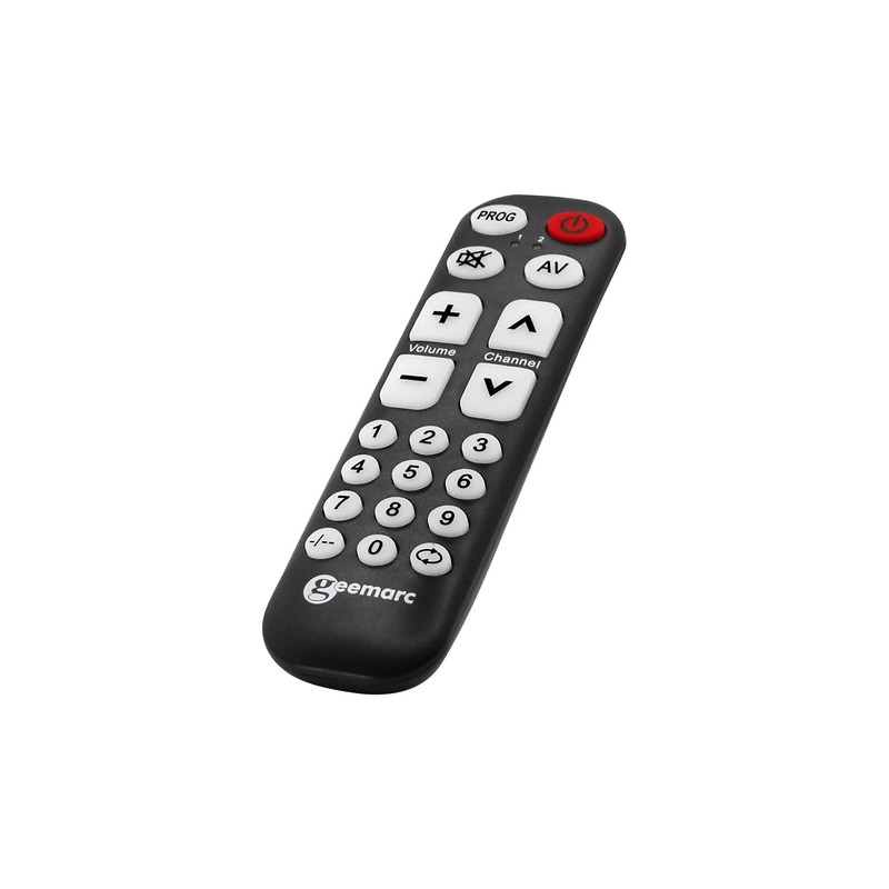 Geemarc TV1 - Easy-to-use Universal Remote Control with 19 Programmable