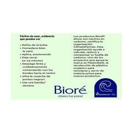 Bandas de limpieza profunda Bioré con carbón control de grasa 3 pzas