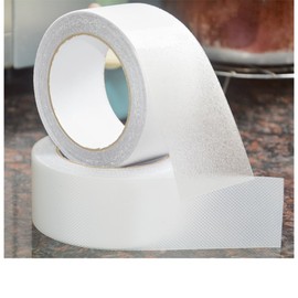 YXSF Clear Non-Abrasive Grip Tape,2 inch*16 feet Non-Slip Tape for Indoor & Outdoor Use, Customizable & Waterproof Anti Slip Tape for Widely Used (Frosted Pattern)