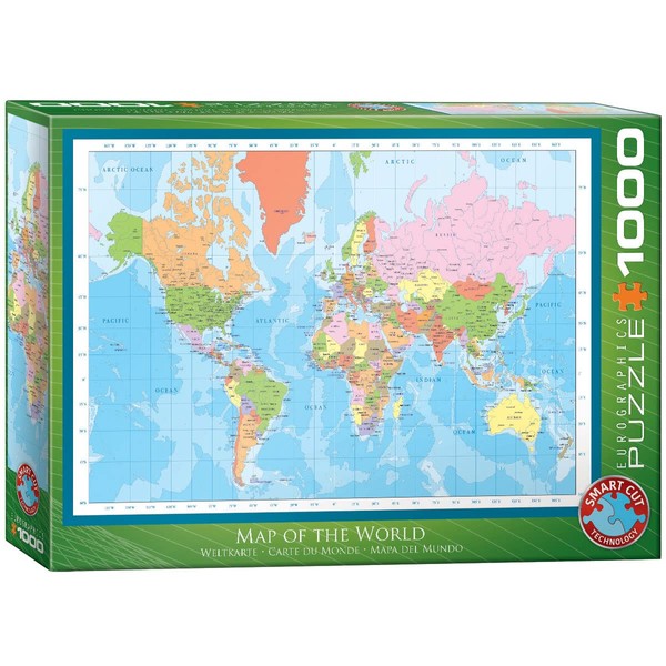 EuroGraphics Modern Map of The World Puzzle (1000-Piece)