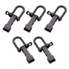 10PCS Paracord Clasp Bracelet Clasp D-Shape Paracord Shackles for Outdoor