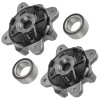 Caltric Front Left Right Wheel Hubs And Ball Bearings for