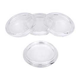 Set of 4 - Castor Cups (Caster Cups) – Floor Protection - Suitable for Upto 75mm Wheel Diameter (Furniture, Appliances, etc)