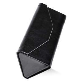 ApeStone Glasses Case, Sunglasses, Large, Lightweight, Foldable, Magnet, Closure, Durable, Lightweight, Casual, Black